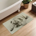 Sleeping Bulldog Indoor Mat, Welcome Entry Cute For Interior.... Fixed Price $28.79.