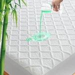 Unilibra Queen Size Waterproof Mattress Protector, 3D Air Rayon Made From Ba.... Fixed Price $44.24.