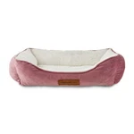 Premium Cuddler Pet Bed, Pink & White, 1 Count. Fixed Price $17.96.