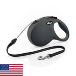 Flexi New Classic Retractable Dog Leash, 26FT M, Black Cord. Fixed Price $27.59.