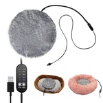Usb Pet Heating Pad With Washable Cover, 5-TEMP & Timer Turn Any Bed. Fixed Price $35.76.