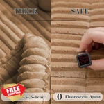 Disayu Fuzzy Pet Couch Cover Light Brown 27.6"X70.9" Washable. Fixed Price $74.99.