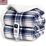Electric Heated Blanket Fast Adjustable Cozy Soft Safe Warmth 10 Settings. Fixed Price $67.79.