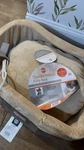 K&h Pet Products Thermo Indoor Heated Plush Kitty Bed Beige Removable Cover. Fixed Price $40.00.