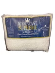 Vtg Fieldcrest Royal Velvet Supreme Pima Cotton Blend Blanket Twin White 66X90. Fixed Price $65.00.