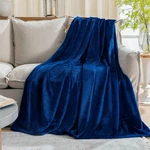 Jiahannha Classic Blue Blanket Fleece THROW(50" 60"),. Fixed Price $26.31.