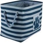 Bone Dry 5743 Pet Storage Collection Striped Paw Patch Bin, Medium Rectangle, Da. Fixed Price $27.08.
