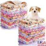 40 Pack Fleece Pet Blankets Paw Print Soft Compact Durable Warm Comfort New. Fixed Price $69.82.