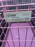 Midwest Icrate Pretty Pink Fashion Edition Steel 24IN Pet 1524PK. Fixed Price $24.49.