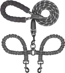 Iyoshop Dual Dog Leash - 360 Swivel, No Tangle Walking Large, Black. Fixed Price $30.87.