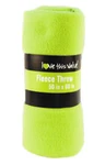 Imperial Home 50 X 60 Inch Soft Cozy Fleece Blanket / Throw - Lime Green. Fixed Price $11.85.