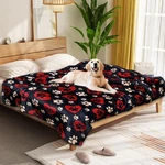 Gowyeg Blankets For Large Dogs, 80"X60" Washable, Fuzzy Soft Pet Mat. Fixed Price $44.81.