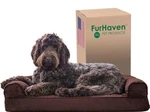 Furhaven Memory Foam Bed For Medium/small Dogs W/ Removable BOLSTERS......B1. Fixed Price $45.00.