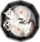 Premium Orthopedic Memory Foam Round Pet Bed For Large Cats, Small Dogs & Puppie. Fixed Price $36.99.