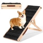 39" Long Dog Ramp For Bed, Couch & Car - 5 Level Adjustable Height (10.4" To .... Fixed Price $130.46.