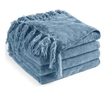 Long Create Chenille Throw Blanket For Couch 50"X 60", Soft Cozy. Fixed Price $18.00.