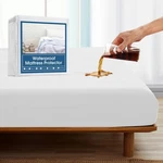 Springspirit Queen Mattress Protector Cover Waterproof - Fits Up 14" Deep. Fixed Price $23.98.