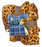 American Kennel Club Pet Throw Sherpa Blanket 40"X50" Cheetah Print. Fixed Price $23.77.