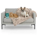 Furhaven Faux Dog Blanket Medium Taupe Waterproof. Fixed Price $38.12.