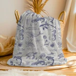 Custom Pet Portrait Blanket Personalized Photo Animal Lover. Fixed Price $65.80.