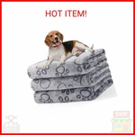 Luciphia 1 Pack 3 Blankets Fluffy Premium Fleece Pet Flannel Paw Printed. Fixed Price $18.79.