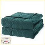 Mr. Sandman Weighted Blanket For Adults, Cooling Minky, 15 Lbs, 48X72". Fixed Price $87.43.