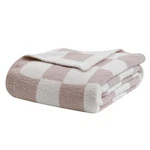 Bearberry Fuzzy Checkerboard Grid Throw Blanket Soft Cozy Warm Microfiber All.... Fixed Price $26.50.
