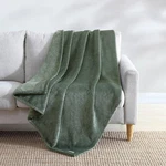 Eddie Bauer Reversible Sherpa Fleece Blanket Throw 60"X50" - Super Soft!. Fixed Price $43.18.
