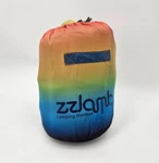 Zzlamb Camping Blanket 52" X 75" For Cold Weather Down Alternate Blue Orange. Fixed Price $20.00.