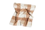 Luxe Classic Faux Fur Throw Taupe Plaid Combo 50"X60". Fixed Price $77.00.