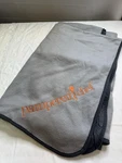 Pampered Chef Thermal Ballgame Blanket Embroidered Gray. Fixed Price $25.49.