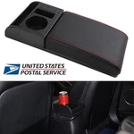 Universal Car Armrest With Cup Holder Pu Leather Multi-functional Storage Box. Fixed Price $35.56.