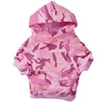 Casual Canine Camo Hoodie For Dogs, 7" Xs, Pink X-small,. Fixed Price $20.30.