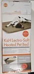 K&h Lectro-soft,heated Indoor/outdoor Pet Bed + Cover, Lg 25X36, New Package.. Fixed Price $120.00.