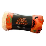 Thrills And Chills Pumpkin Throw Blanket Soft & Cuddle Ready 30 X40. Fixed Price $19.99.