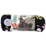 Dog, Spot Snuggler Rainbow Pawprint Pet Blanket (30" X 40"). Fixed Price $45.36.