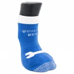 Woodrow Wear,power Paws Advanced Dog Socks,blue With Bone, L,fits 75-95 Pounds. Fixed Price $24.99.