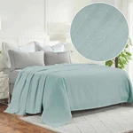 Milan Cotton Jacquard Dobby Weave Textured Striped Lightweight Woven Blanket. Fixed Price $66.60.
