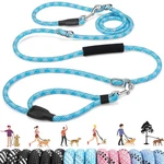 Lukovee Hands Free Dog Leash 10FT Adjustable Nylon Heavy Duty Tangle Reflective. Fixed Price $26.23.