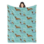 Dachshund Dog Blanket Gift Cute Animal Bed Throw Soft Lightwe.... Fixed Price $29.02.