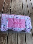 Name Addison Stephen Joseph All Over Print Nap Mat Pink & Green Mixed Nwt. Fixed Price $43.99.