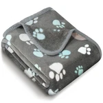 Vowanop Premium Soft Dog Blanket Washable, 40" X 32" Flannel Medium, Grey. Fixed Price $14.75.