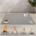 Pupteck Dog Food Mat, Absorbent Pet Cat Feeding For And Water Bowls,. Fixed Price $46.54.