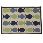 Petrageous 12089 Kool Fish Tapestry Dog And Cat Non-skid Machine Washable Mat.... Fixed Price $18.42.