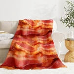 Darani Food Bacon Lightweight Super Soft Cozy Throw Blanket Warm And Lightwei.... Fixed Price $45.41.
