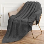 Knitted Blanket Super Plush Soft Lightweight Couch Sofa Bed Decor. Fixed Price $25.99.