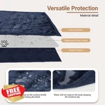 Zakapaws Dog Blanket Navy 50"X60" Reversible Waterproof. Fixed Price $44.99.