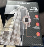 Sharper Image Plush Heated Throw Blanket 50X60 Brand New. Fixed Price $59.99.
