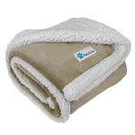 Petami Xl Dog Blanket Fleece Couch Cover Sherpa Plush Twin 60X80 Taupe. Fixed Price $24.99.