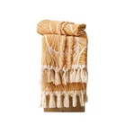 Down Home Chenille Cotton Throw Blanket For Couch, Lightweight Boho F.... Fixed Price $47.13.